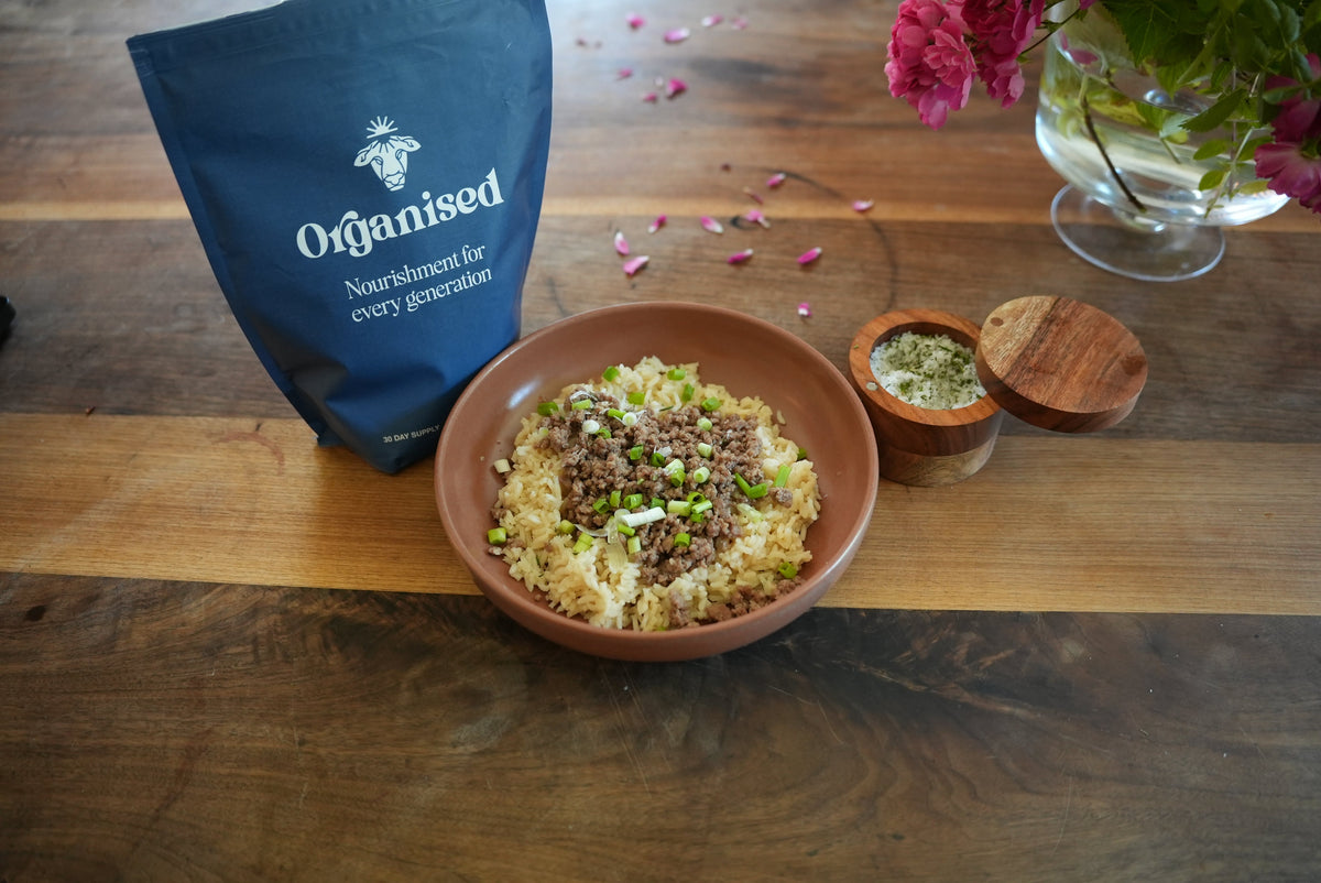 Bone Broth Rice & Beef Bowl