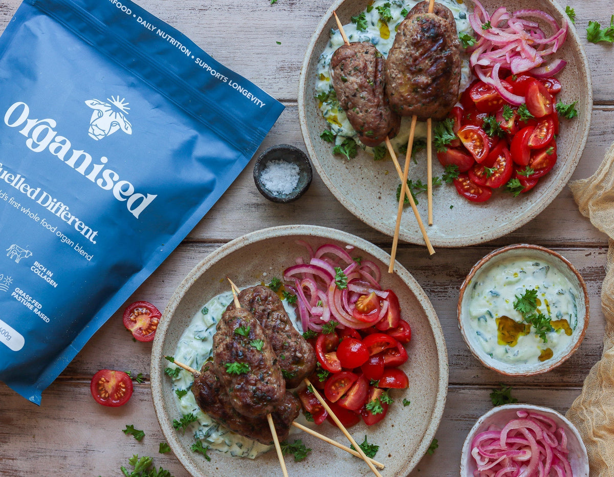 Lamb Koftas with Tzatziki