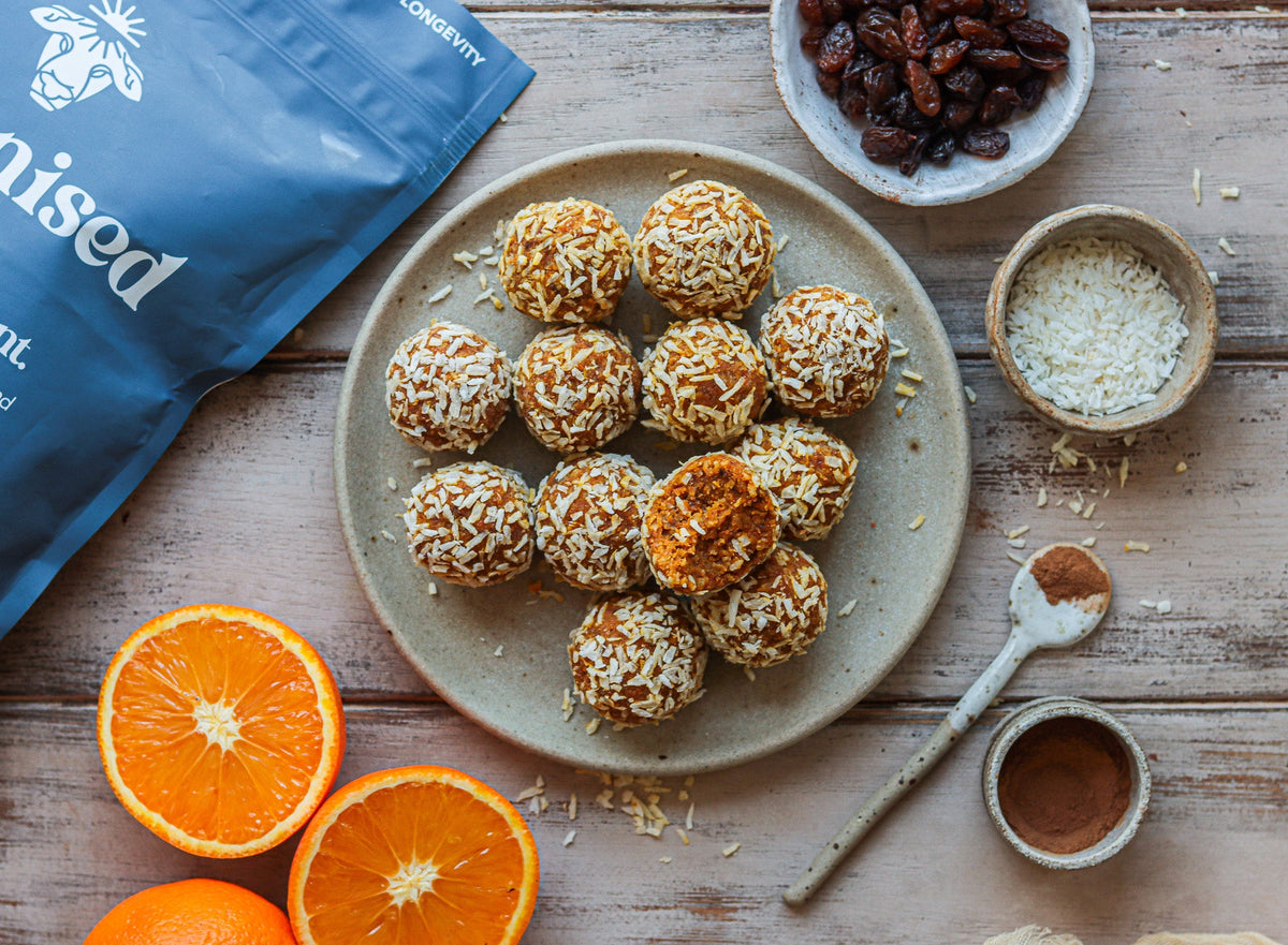 Carrot Cake Bliss Balls