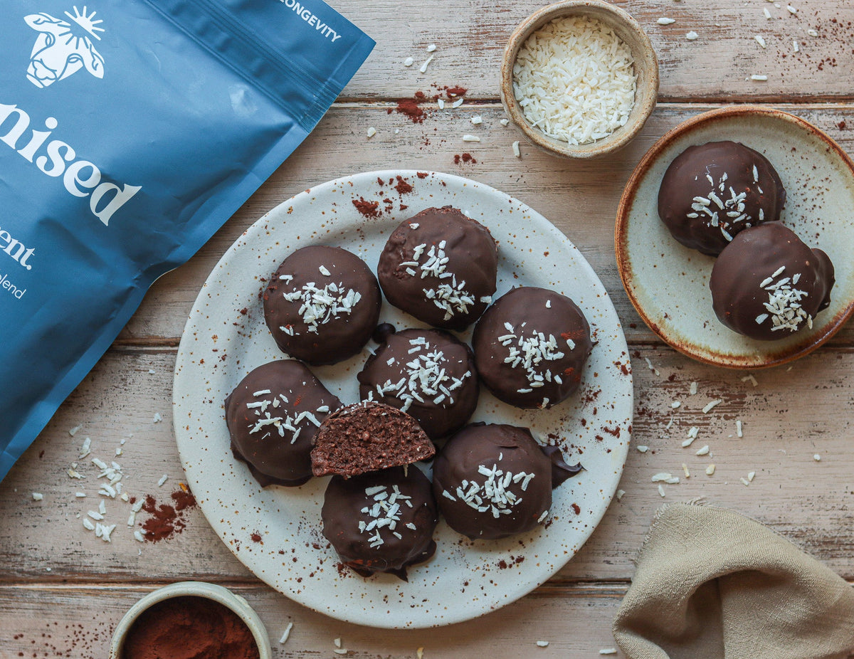 Sweet Potato Chocolate Truffles