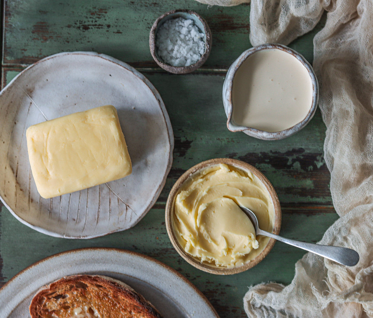 Make your own raw butter