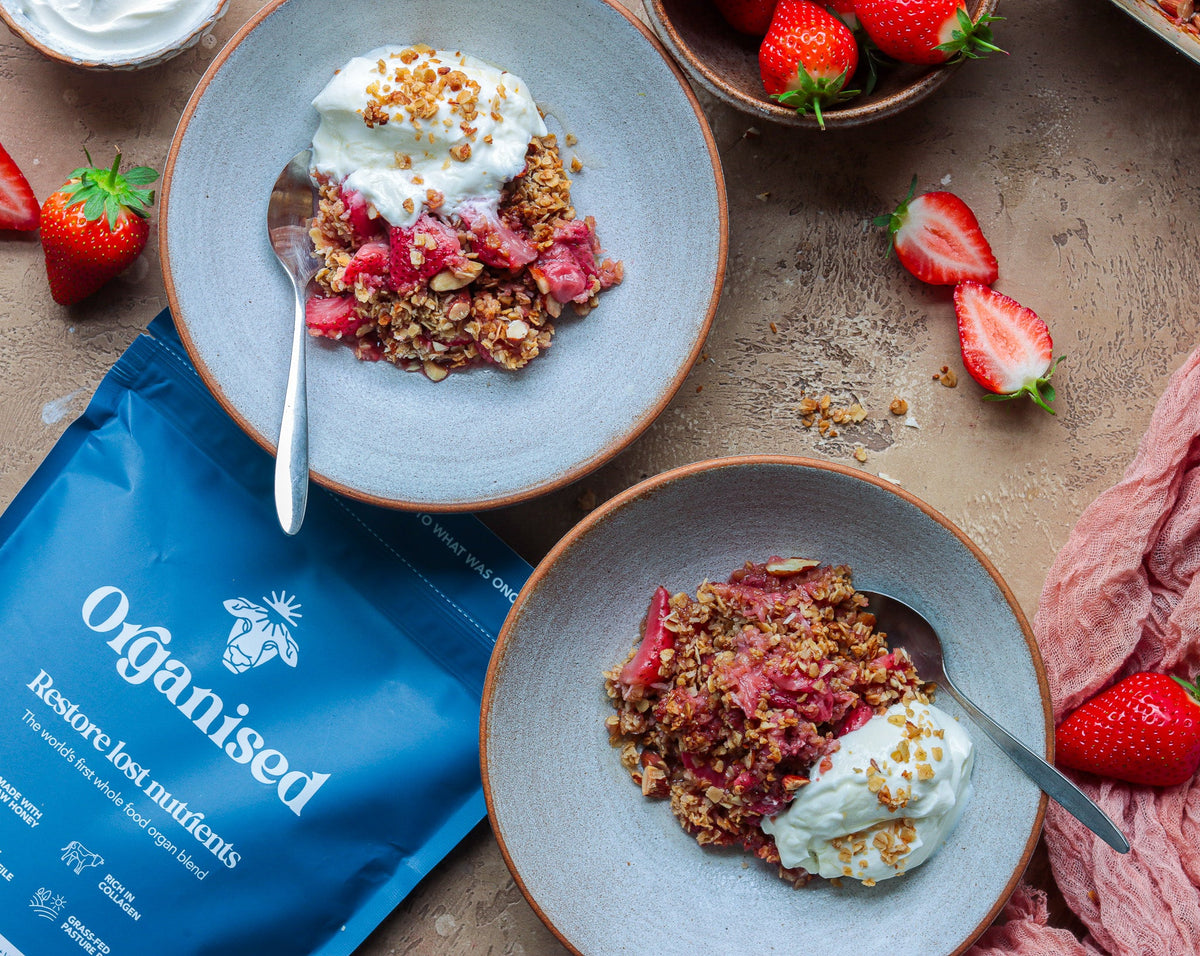 Strawberry Breakfast Crumble