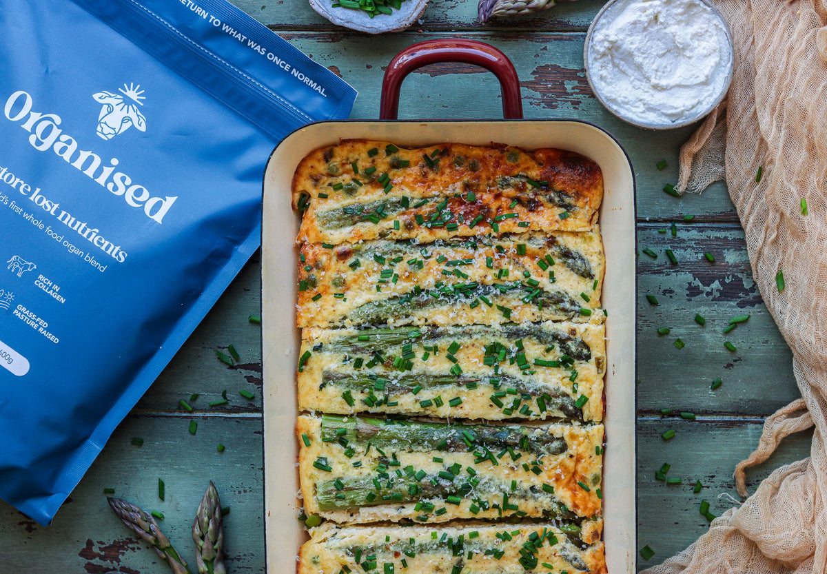 Crustless Asparagus Quiche