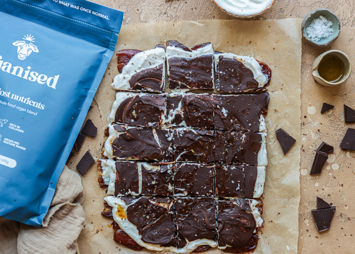 Date, Yogurt & Beef Organs Bark
